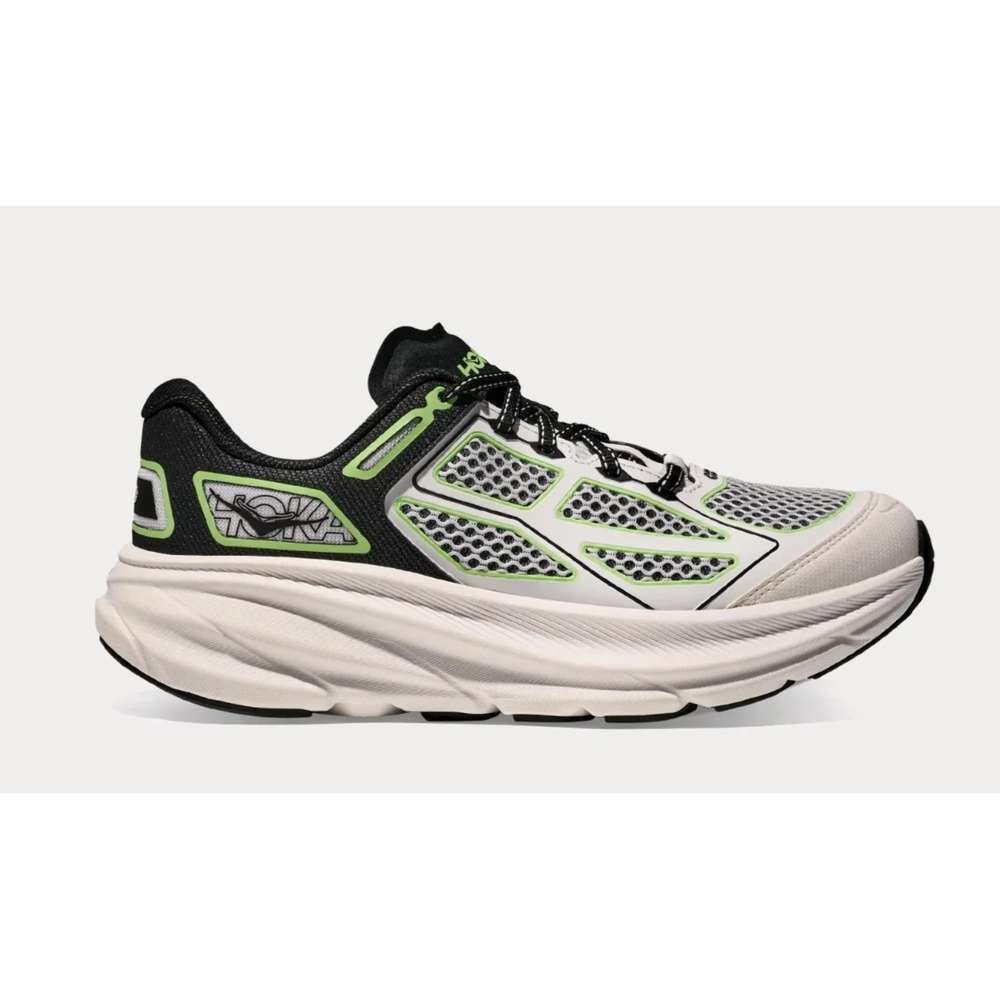 HOKA® (Men's 10.5 M) CLIFTON™ ONE9 Running Shoes, Black/White - $170